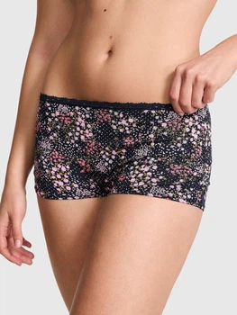 Трусики шорты женские хлопковые Victoria's Secret 197469421 M Синие (1161507045)