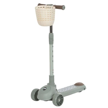 Дитячий самокат iTrike Mini JR3-141-GR метал+пластик