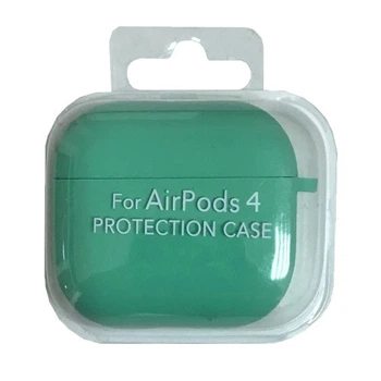 Чохол для AirPods 4 SILICONE CASE/MICROFIBER Mint