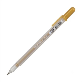 Ручка гелевая Sakura Gelly Roll Metallic, 0,4 мм, золото (XPGB-M#551)