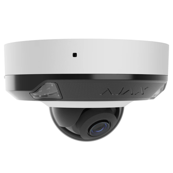 8 Mp IP охоронна відеокамера з гібридним підсвічуванням Ajax DomeCam Mini HL (8 Mp/4 mm) White1