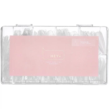 HEYLOVE Gel Tips Stiletto XL Гелеві тіпси для швидкого нарощування стилет XL, 500 шт