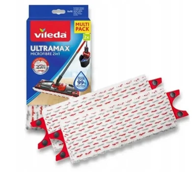 Комплект сменных насадок для швабр Vileda Ultramax 2 шт (167720)