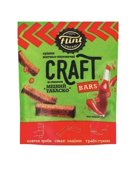 Грінки Flint Craft Міцний табаско 80 г