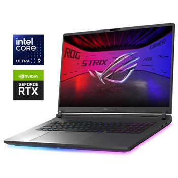 Игровой ноутбук Asus ROG Strix G18 G815LR / 18" (2560x1600) IPS / Intel Core Ultra 9 275HX (24 ядра по 2.7 - 5.4 GHz) / 32 GB DDR5 / 2000 GB SSD / nVidia GeForce RTX 5070 Ti, 12 GB GDDR7, 192-bit / WebCam / Win 11 б/у