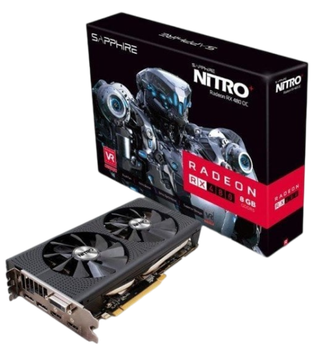 Відеокарта AMD Radeon RX 480 8GB Sapphire Nitro+ OC (11260-07) Б/В
