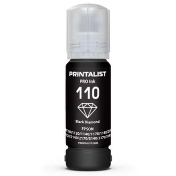 Чернила Printalist Epson 110 M1100/M1120 70г Black Pigment (PL110BP)