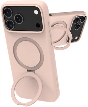 Etui na smartfon dbramante1928 Roskilde MagSafe Kickstand ICON do Apple iPhone 17 Pro Max Pink Sand (ROK9ICPI6802)