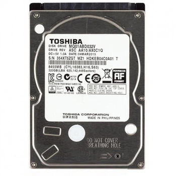 Накопитель HDD 2.5" SATA 320GB Toshiba 5400rpm 8MB (MQ01ABD032V) Refurbished (MQ01ABD032V_)
