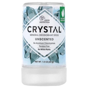 Минеральный дезодорант - сток Crystal Mineral Deodorant Stick Unscented 40g