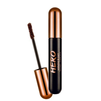 Тушь для ресниц Flormar Hero объем и подкручивание коричневая, 10 мл