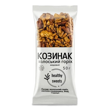 Козинак Healthy Sweets з волоським горіхом 50 г