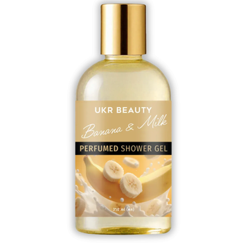 Гель для душа парфюмированный Ukr Beauty Banana & Milk, 350 мл