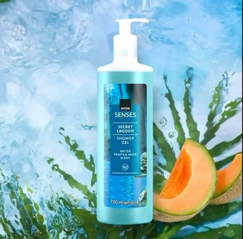 Гель для душу Avon Senses "Морська лагуна" 720 мл