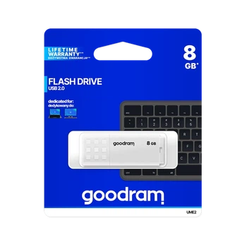 USB Flash Drive Goodram UME20 8GB White (TGD-UME20080W0R11)
