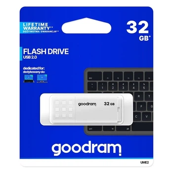 Флеш-драйв Goodram USB 2.0 32GB White (TGD-UME20320W0R11)