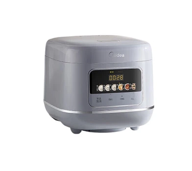 Електрична рисоварка Midea Rice Cooker 5 л для домашнього використання, розрахована на 5-8 осіб, велика місткість, антибактеріальна порцелянова внутрішня каструля, рис на дровах, мікротиск, розумне резервування, багатофункціональна швидка варка MB-5E61