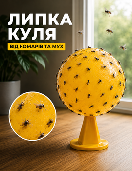 Липкая пуля от мух и комаров (Липкая ловушка от насекомых)