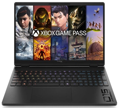 Ноутбук HP HyperX Omen 15 (D9DY9EA), Intel Core i7-14650HX / 15.3″ / UWVA / 120 Гц / RAM 16 ГБ DDR5 / SSD 512 ГБ / Intel UHD Graphics + RTX 5060 / Windows 11 Home / Чорний