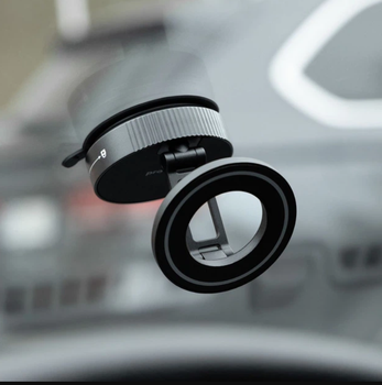 Автодержатель вакуумный Proove Mag Max Suction Type магнитный на панель и стекло для телефона MagSafe, черный