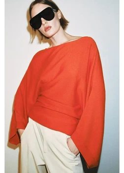 Светр Zara 18294 Помаранчевий S (2756)