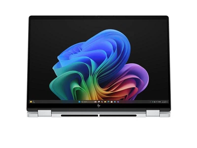 Ноутбук HP OmniBook X Flip 14 (14-FK0013DDX), AMD Ryzen AI 5 340 / 14″ / Touch / 120 Гц / RAM 16 ГБ LPDDR5X / SSD 512 ГБ / AMD Radeon 880M / Windows 11 Home / Сріблястий