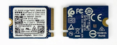 SSD M.2 накопитель Western Digital SN530 256GB (SDBPTPZ-256G) Б/У