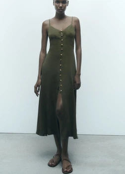 Плаття Zara 18107 Хакі M (8224)