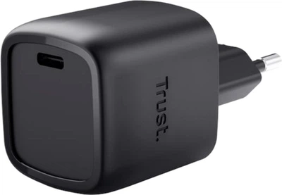 Зарядний пристрій мережевий Trust Maxo 30 Вт, GaN, USB-C, PD/PPS Black (TR25519)