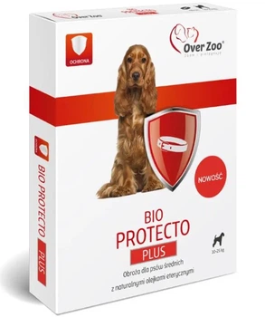 Репелентний нашийник Over Zoo Bio Protecto Collar For Medium Dogs від бліх для собак середніх порід, 60 см