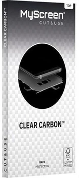 Защитная пленка MyScreen CUT&USE foil 11" CLEAR CARBON WET TOP универсальная (M CU FOL 11 CARB WET T)