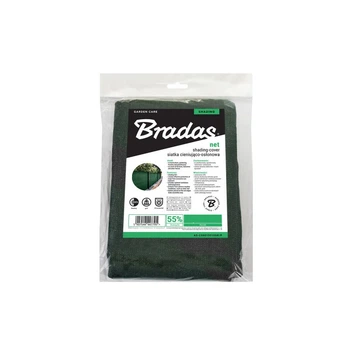 Затіняюча сітка Bradas 55% (1,5х10м) зелена 92364