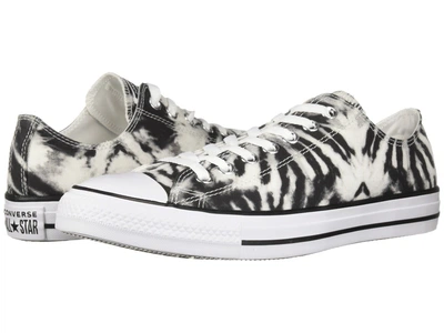 black and white tie dye converse