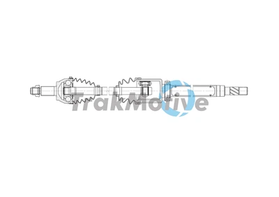Приводной вал в сборе LAND ROVER, TRAKMOTIVE (302065)