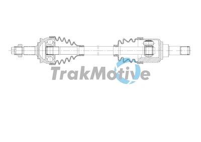 Приводной вал в сборе FIAT PANDA, TRAKMOTIVE (301923)