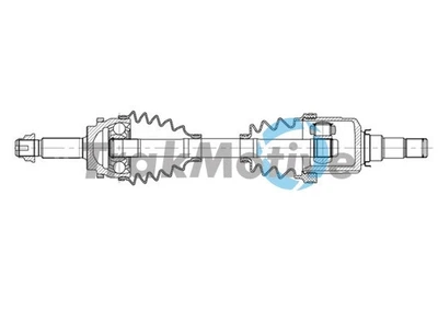 Полуось передняя правая Toyota Corolla, TRAKMOTIVE (301555)