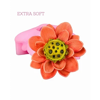Силиконовый молд Лотос 3 EXTRA SOFT