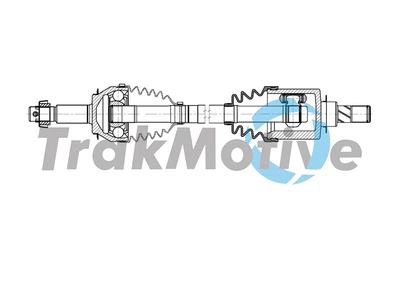 Приводной вал в сборе RENAULT KADJAR, TRAKMOTIVE (302052)