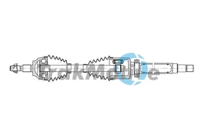 Полуось Ford Focus/Kuga, TRAKMOTIVE (301561)