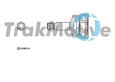 ШРУС в сборе, комплект Hyundai Tucson, TRAKMOTIVE (400801)