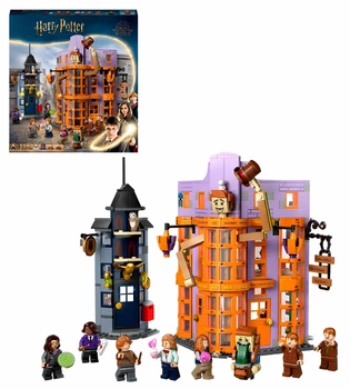 Конструктор Harry Potter Аллея Диагон: Ведьмовские проказы, фигурки, 834 детали (99929)
