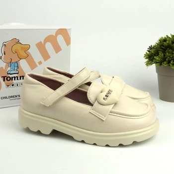 Школьные бежевые туфли для девочки Tom.m (68129E) Размер 27, 17 см