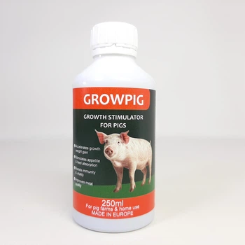Кормовая добавка для свиней GROWPIG Growth Stimulator Добавка для роста свиней 250 мл Пробиотики для свиней