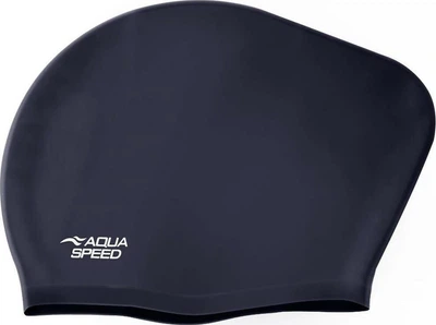 Шапка для плавания Aqua Speed LONG HAIR CAP 62224 черный Уни One Size