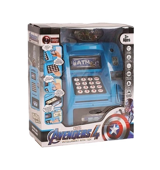 Сейф WF 3005 AG "Банкомат. Avengers 4", звук, підсвічування, банкноти, картка, в коробці (6990246400099)