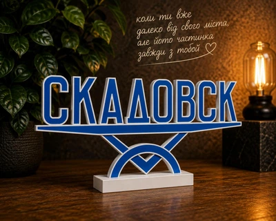 Статуетка Стела міста Скадовск 14х9х4 см