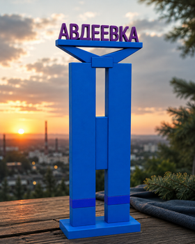Статуетка Стела міста Авдіївка 2.5х20х8 см