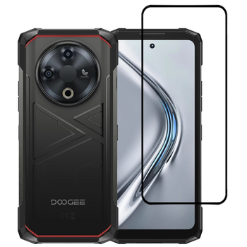 Защитное стекло LUX для Doogee Fire 6 / Fire 6 Power полная проклейка черный