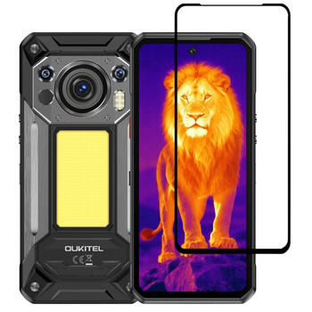 Защитное стекло LUX для Oukitel WP500 / WP500 Ultra полная проклейка черный