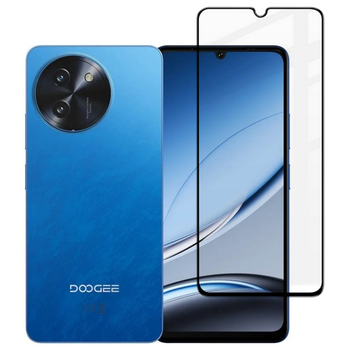 Защитное стекло Fiji Premium для Doogee Note 59 / Note 59 Pro / Note 59 Pro Plus полная проклейка Anti-Static черный